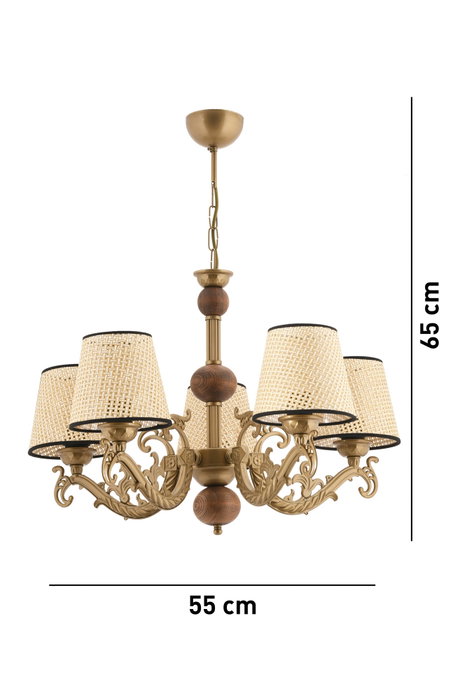 Opviq Fiona Coral Wood - Oro, Blanco, Crema Opviq Fiona Coral Wood - Oro, Blanco, Crema